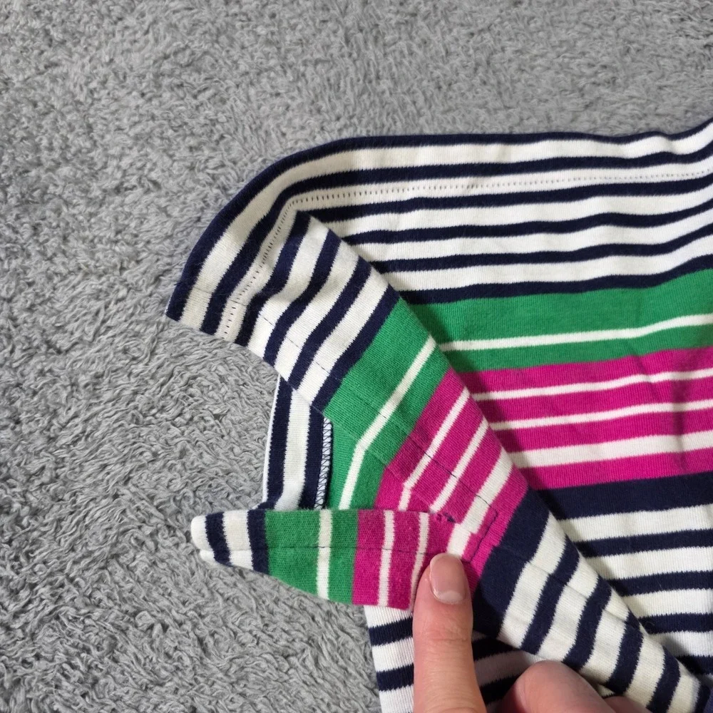 Polo Ralph Lauren Mens XL Polo Shirt Multi Color Stripe Vintage USA Cotton